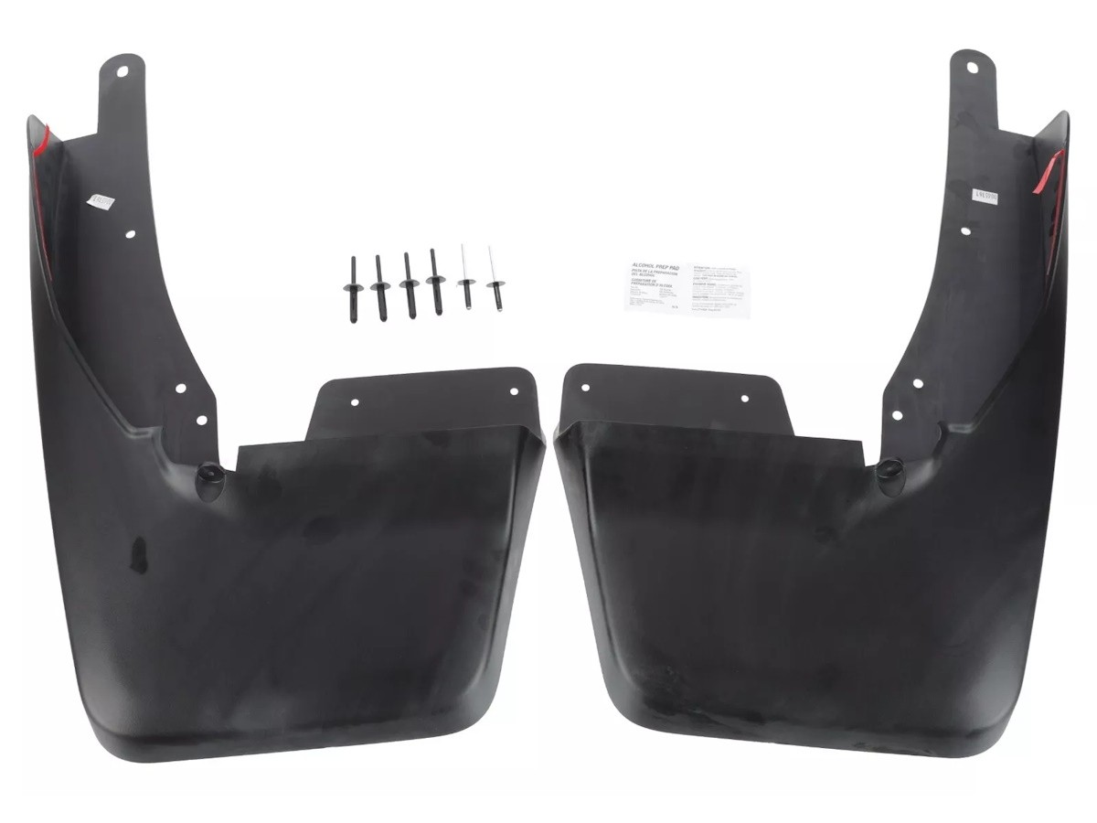 Buy Mopar Deluxe Molded Splash Guards Black Front Pair For