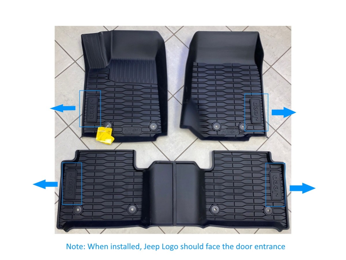 Buy Mopar All Weather Floor Mats For Two Row PHEV - 82216025AC