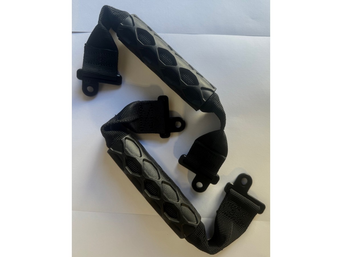 Buy Mopar Front Grab Handles Set Of Two Black With Jeep Grille