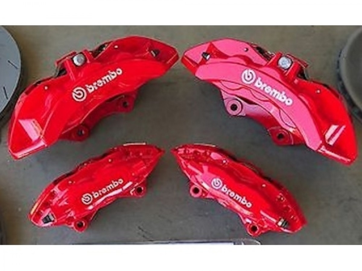 Buy Mopar BR7 Brake Package With Rotors Brake Pads And Red Brembo