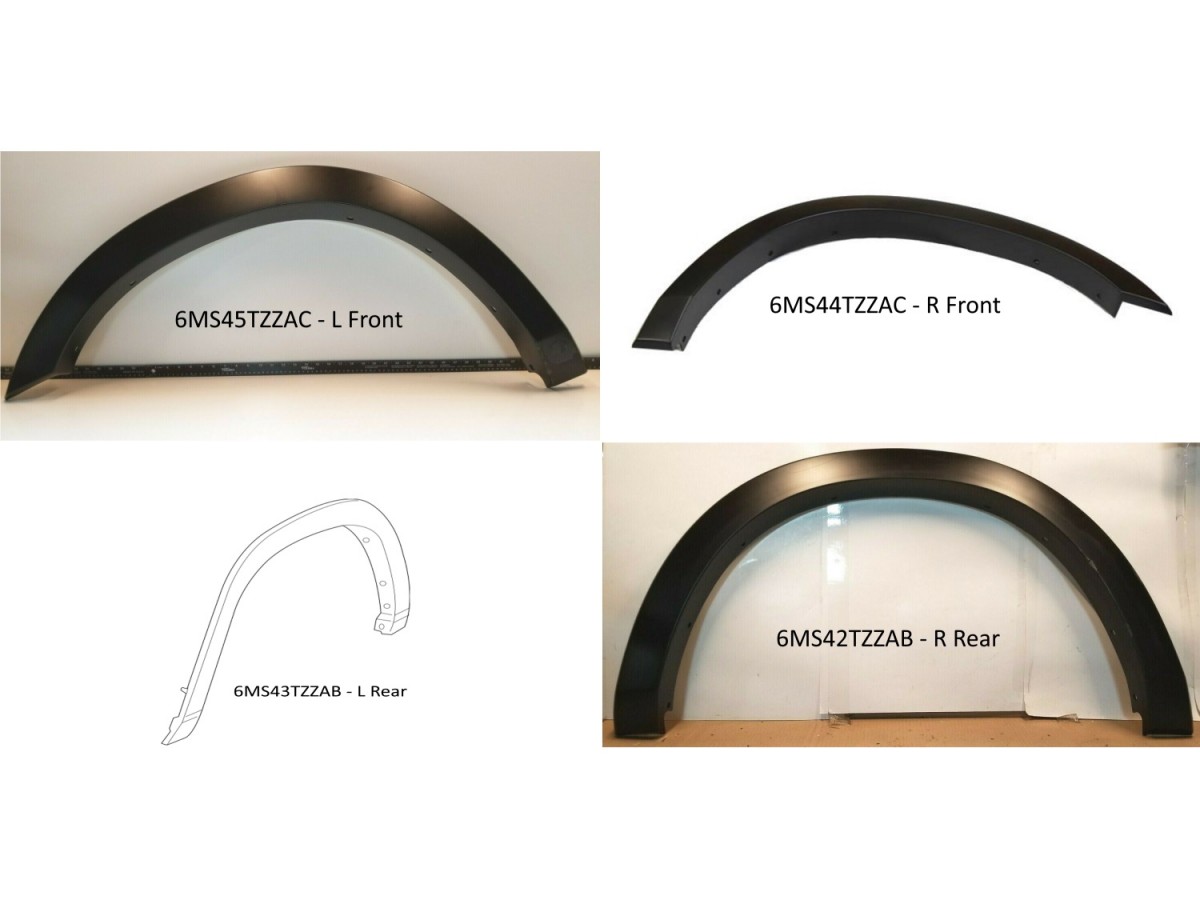 Buy Mopar Wheel Flares Smooth Unpainted OE For Single Rear Wheel