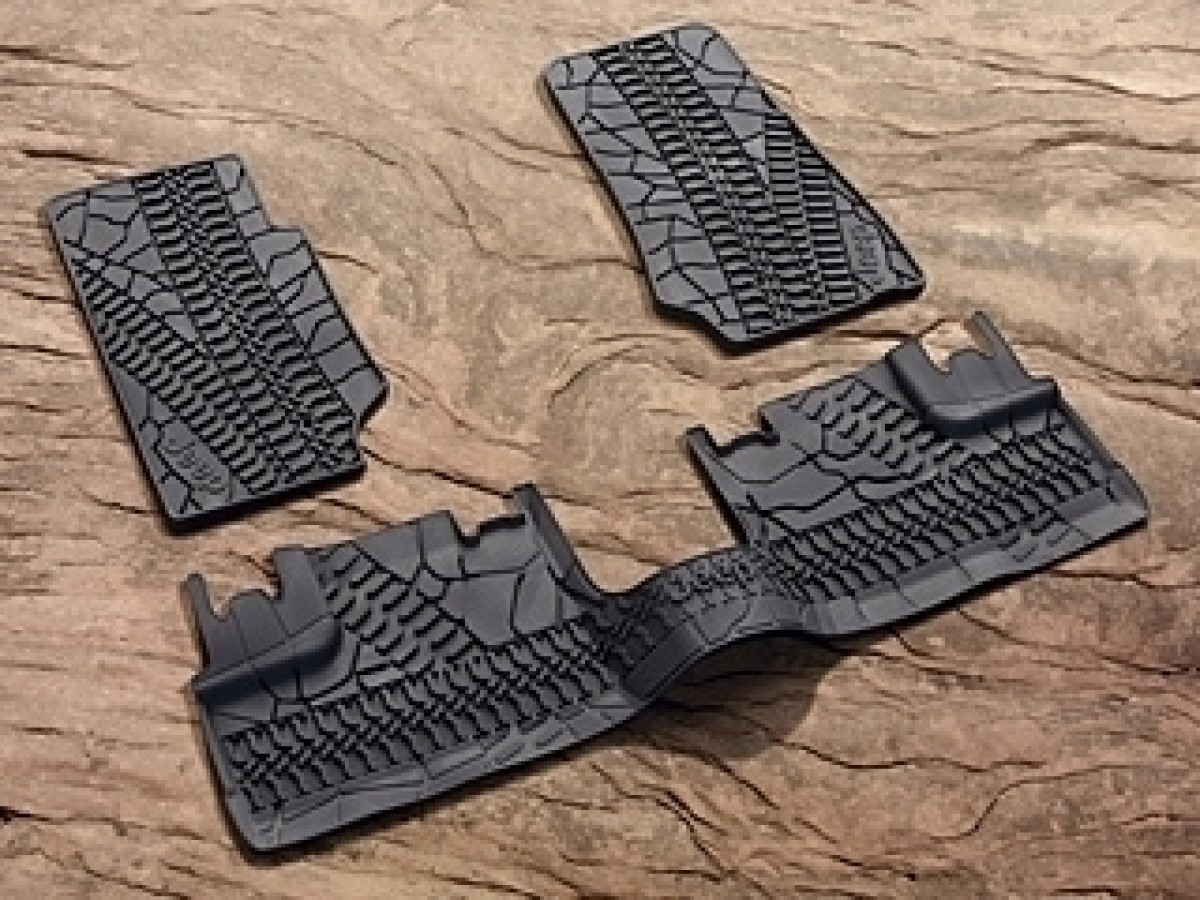 Buy Mopar Rubber Mats 4 Door - 82210166AD | Mopar Original Parts