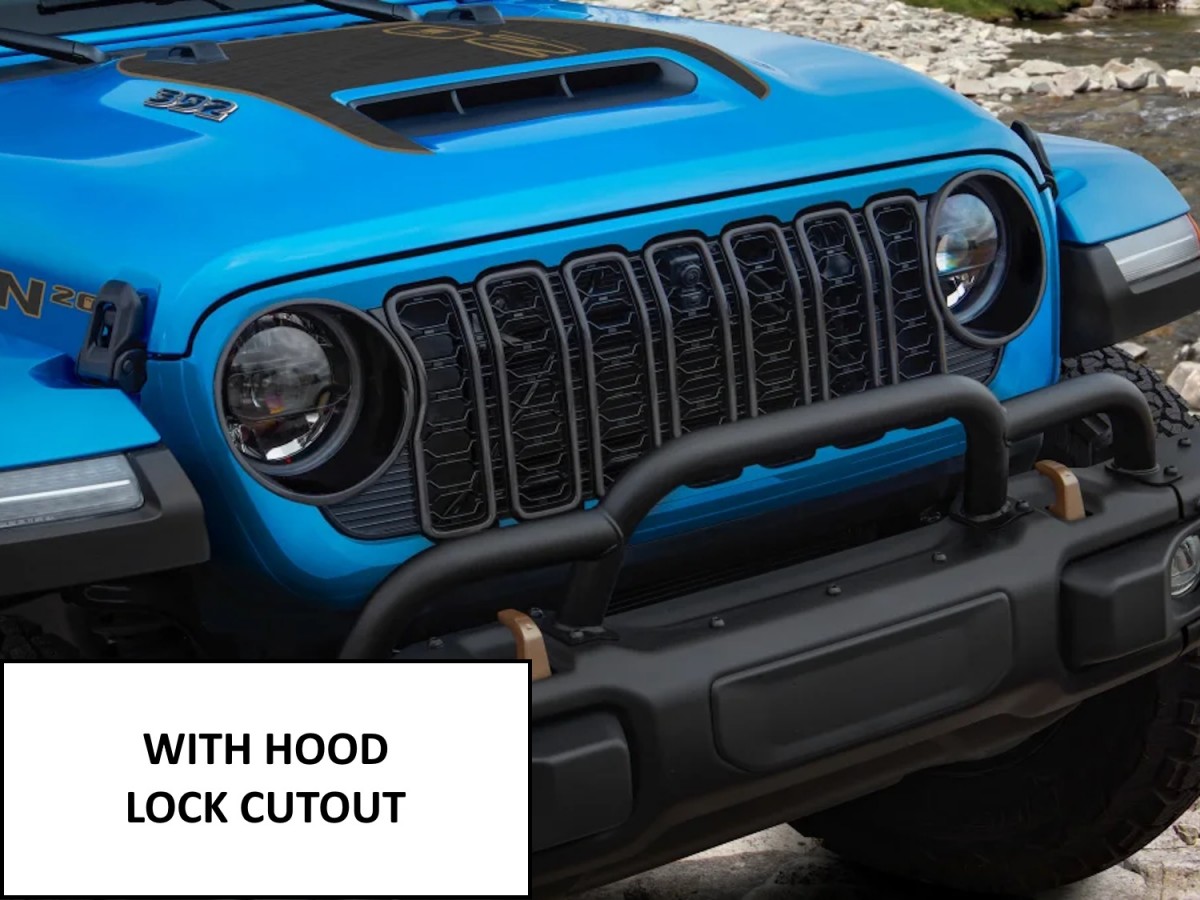Jeep グリル Buy Mopar Rubicon 20th Anniversary Grille With Hood Lock Option