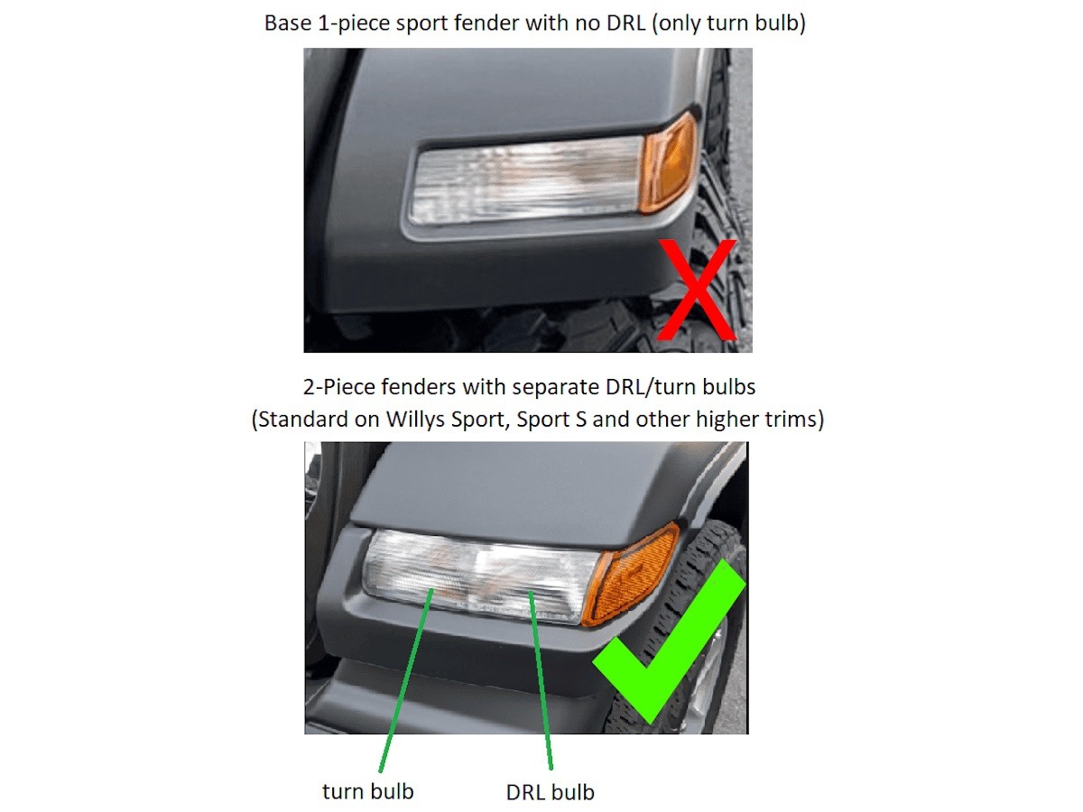 Buy Mopar LED Front Turn Signal / Daytime Running Lamps DRL
