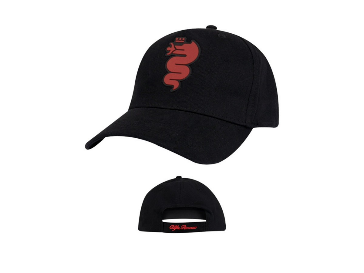 Genuine Alfa Romeo Cap Black With Red 