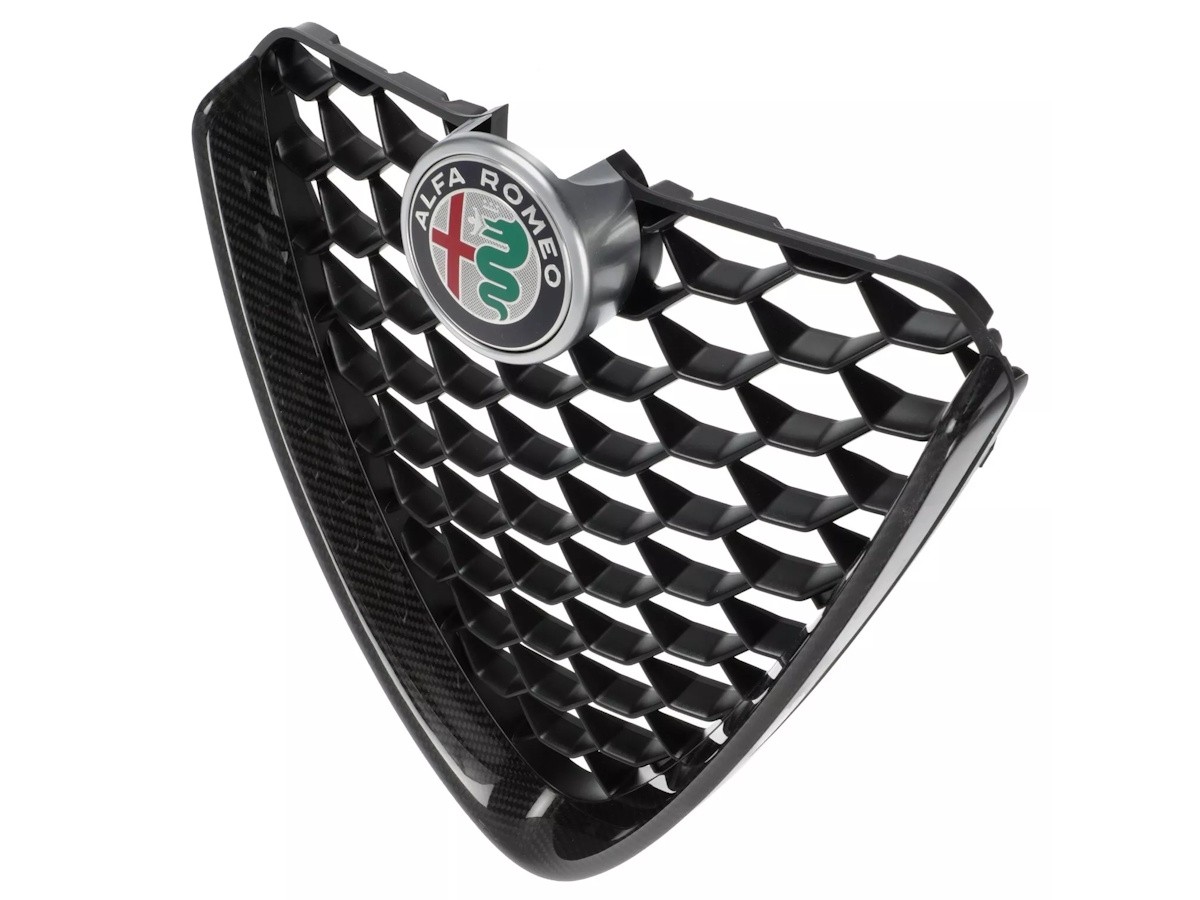 Macchina rossa × ALFA ROMEO 四葉のクローバー灰皿 Alfa Romeo Carbon Fiber Front Grille Ti Sport - 68353807AA | Alfa
