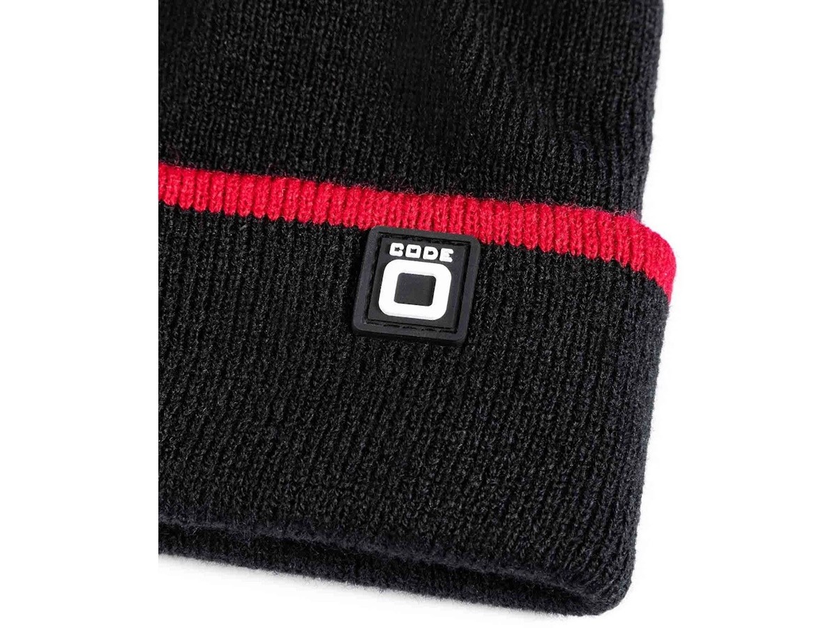 Alfa Romeo Racing F1 Team Knit Beanie Hat Black And Red With Alfa Romeo ...