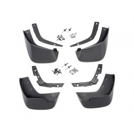 Chevrolet Front And Rear Molded Splash Guards In Black - 42769761