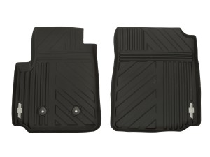 OEM Jet Black Carpet Floor Mat Set For 2015-2022 Chevy Colorado - Front Only (2-Piece)