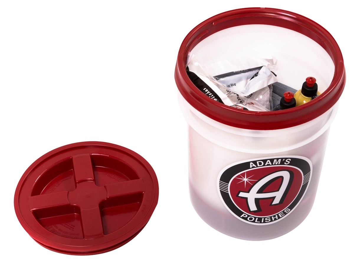 未使用 Adam’s Polishes バケツ一式+ボトル3本セット Chevrolet Car Wash And Wax Kit By Adam's Polishes With