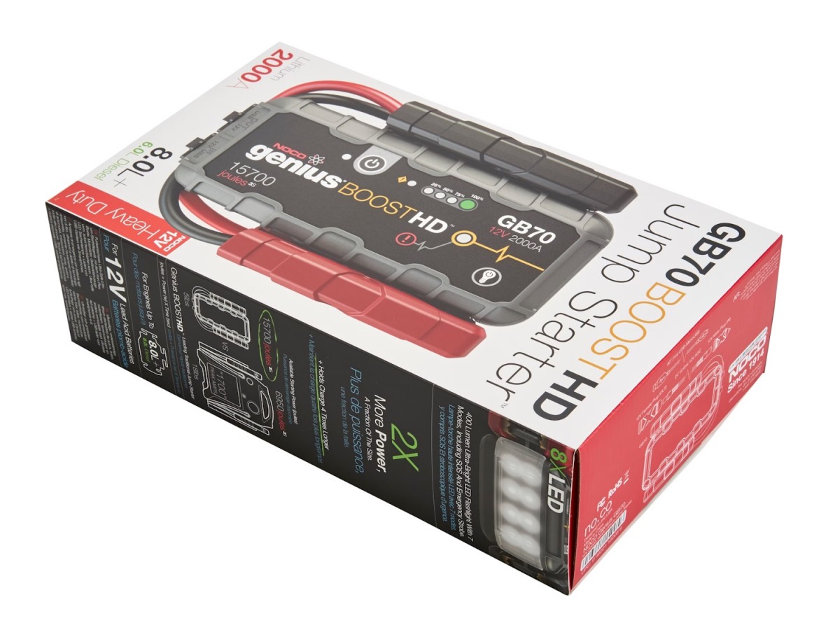 Chevrolet GB70 Battery Jump Starter 2000 Amp By NOCO - 19366934