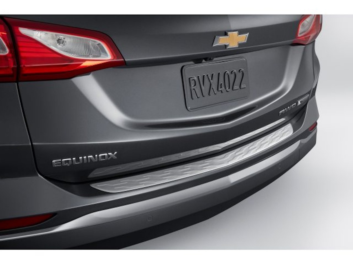 Chevrolet Rear Bumper Fascia Applique In Stainless Steel