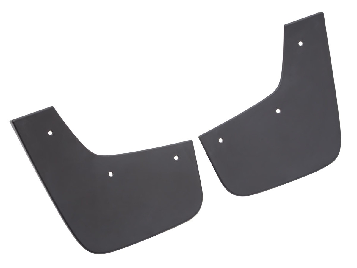 Chevrolet Front Splash Guards Kit Of Two Molded Black - 26555439
