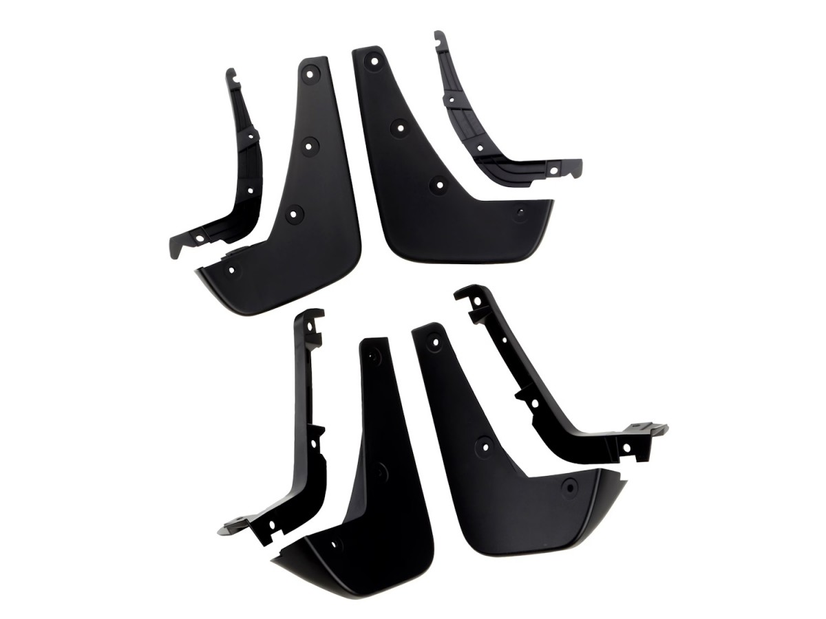 Chevrolet Splash Guards Front And Rear Molded Black For RS Trim