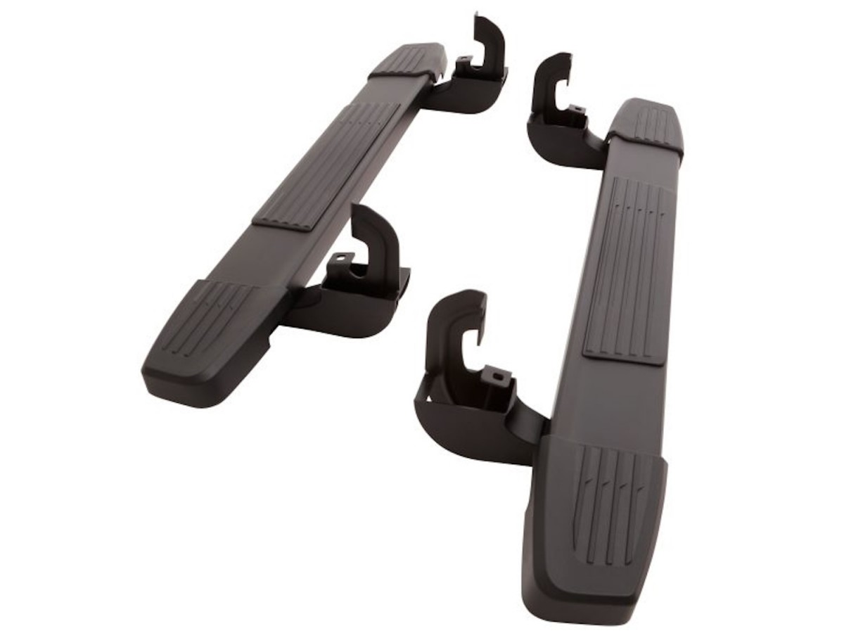 Chevrolet Assist Steps 6 Inch Rectangular Black For Regular Cab