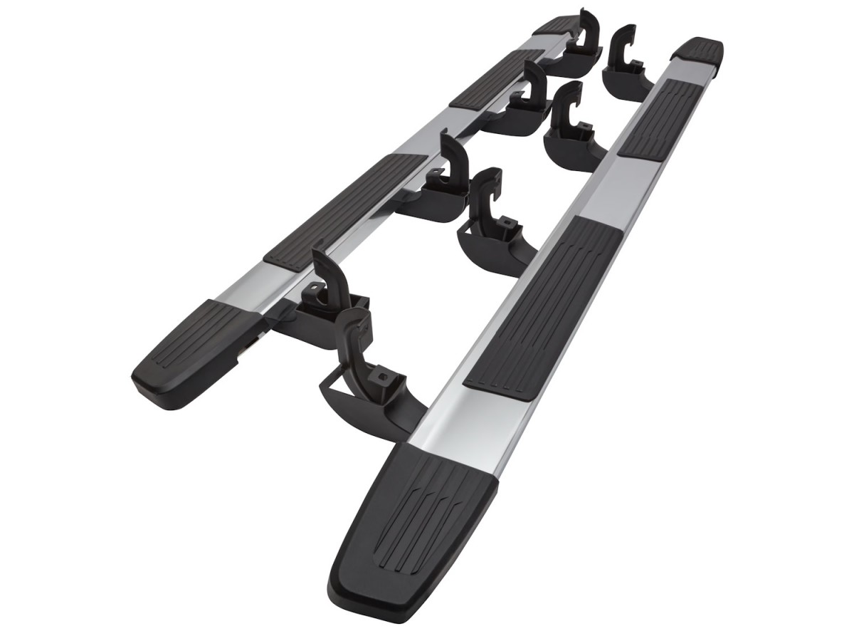Chevrolet 6 Inch Rectangular Wheel To Wheel Assist Steps In Chrome