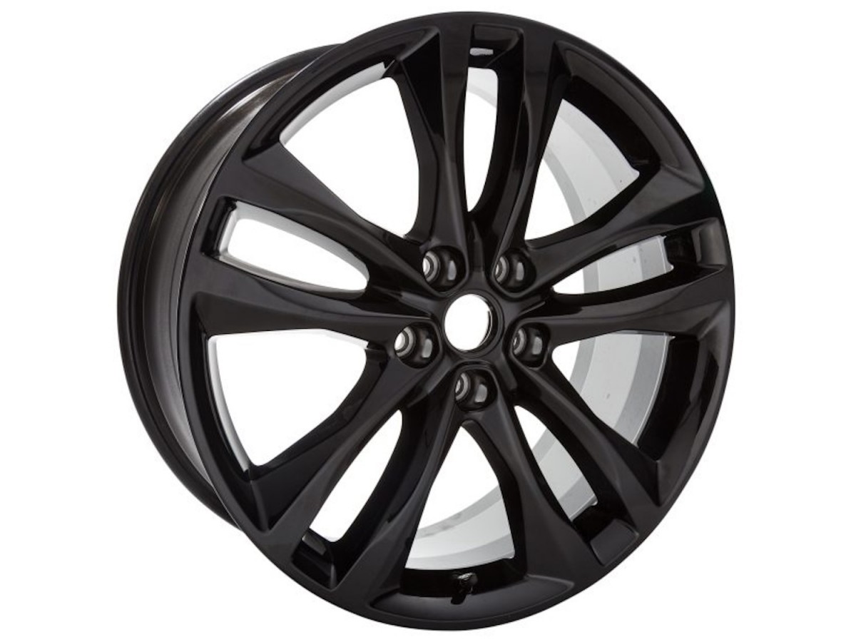 Chevrolet 19x8.5 Inch Aluminum 5-Split-Spoke Wheel In Gloss Black -  84022684 | Chevy Parts Pros, image size:1200x900
