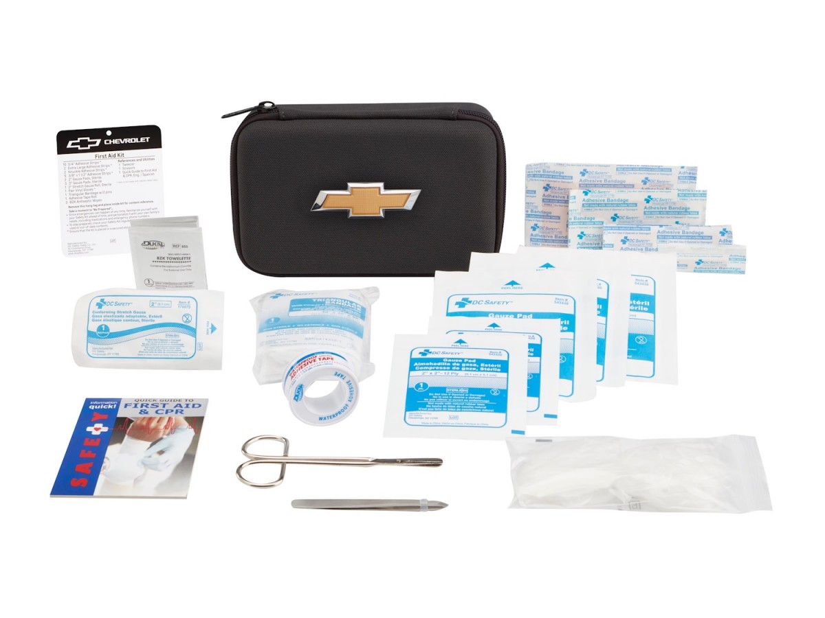 First and kit Chevrolet First Aid Kit With Bowtie Logo - 84134572 | Chevy Parts Pros