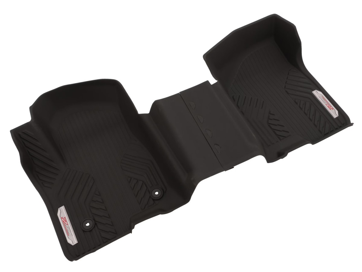 Chevrolet Premium All Weather Floor Liners Jet Black With Chrome