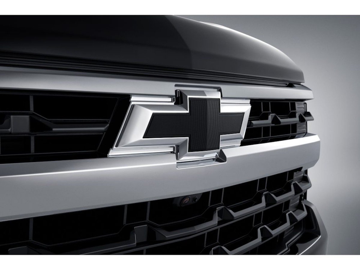 Glossy Black Front Tailgate Bowtie Emblem For 2016-2018 Silverado