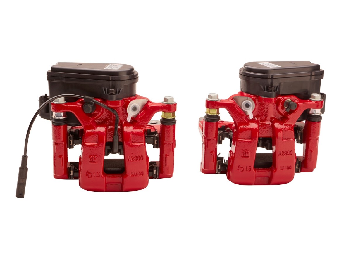 Chevrolet Performance Rear Brake Upgrade Red Calipers - 85521918