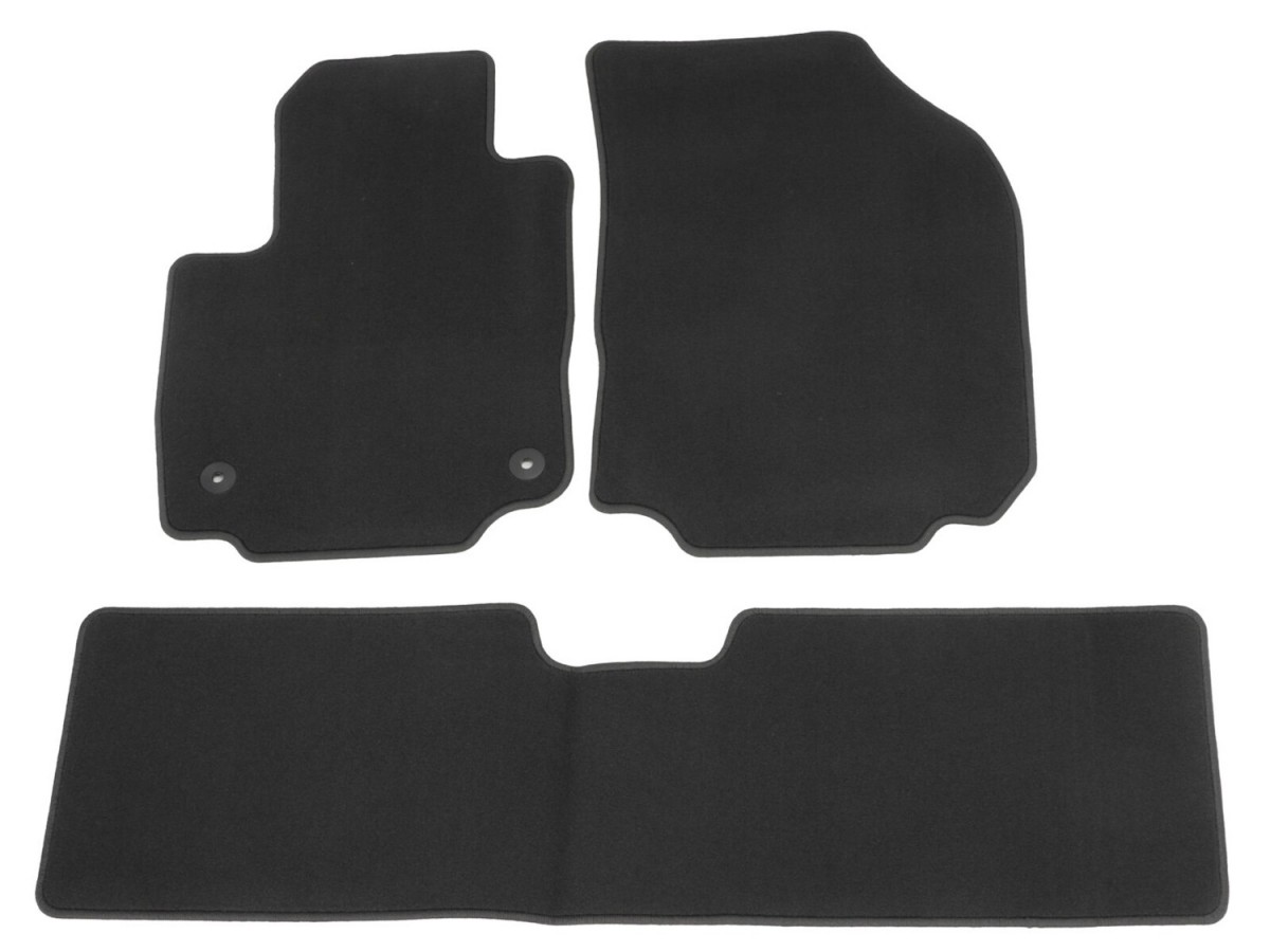 Chevrolet First And Second Row Premium Carpeted Floor Mats In Jet