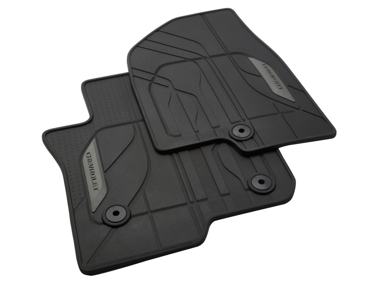 Chevrolet Premium All Weather Floor Mats In Jet Black With