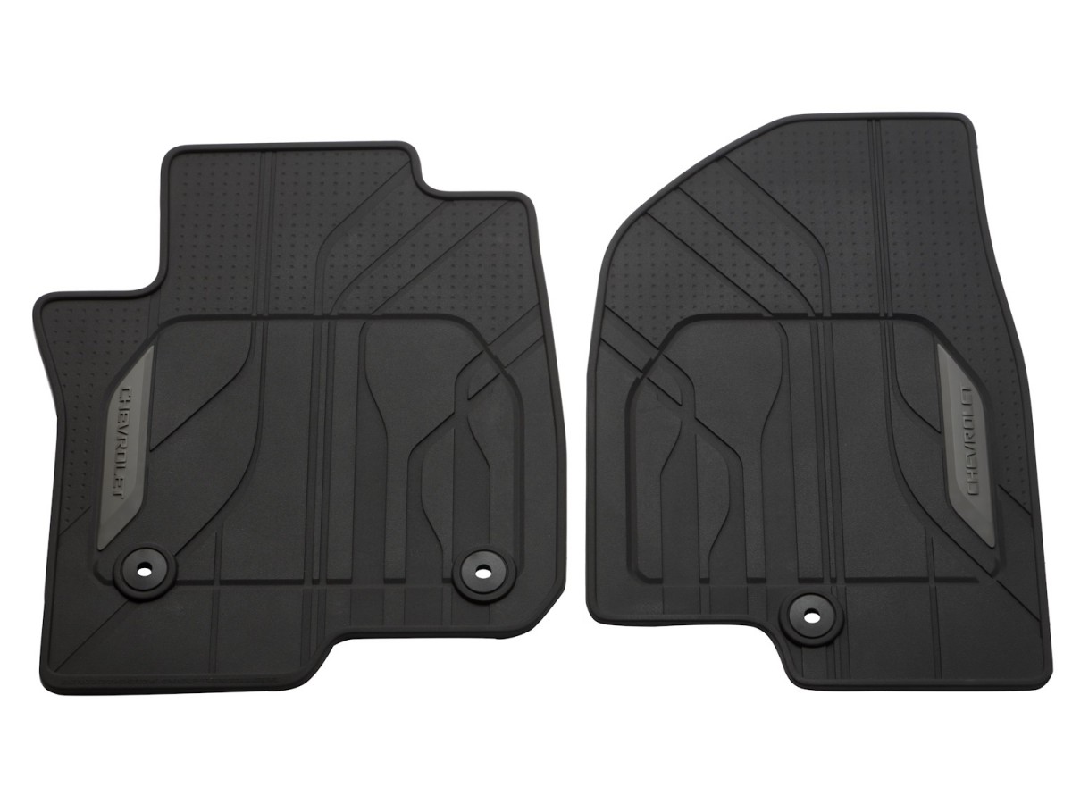 Chevrolet Premium All Weather Floor Mats In Jet Black With