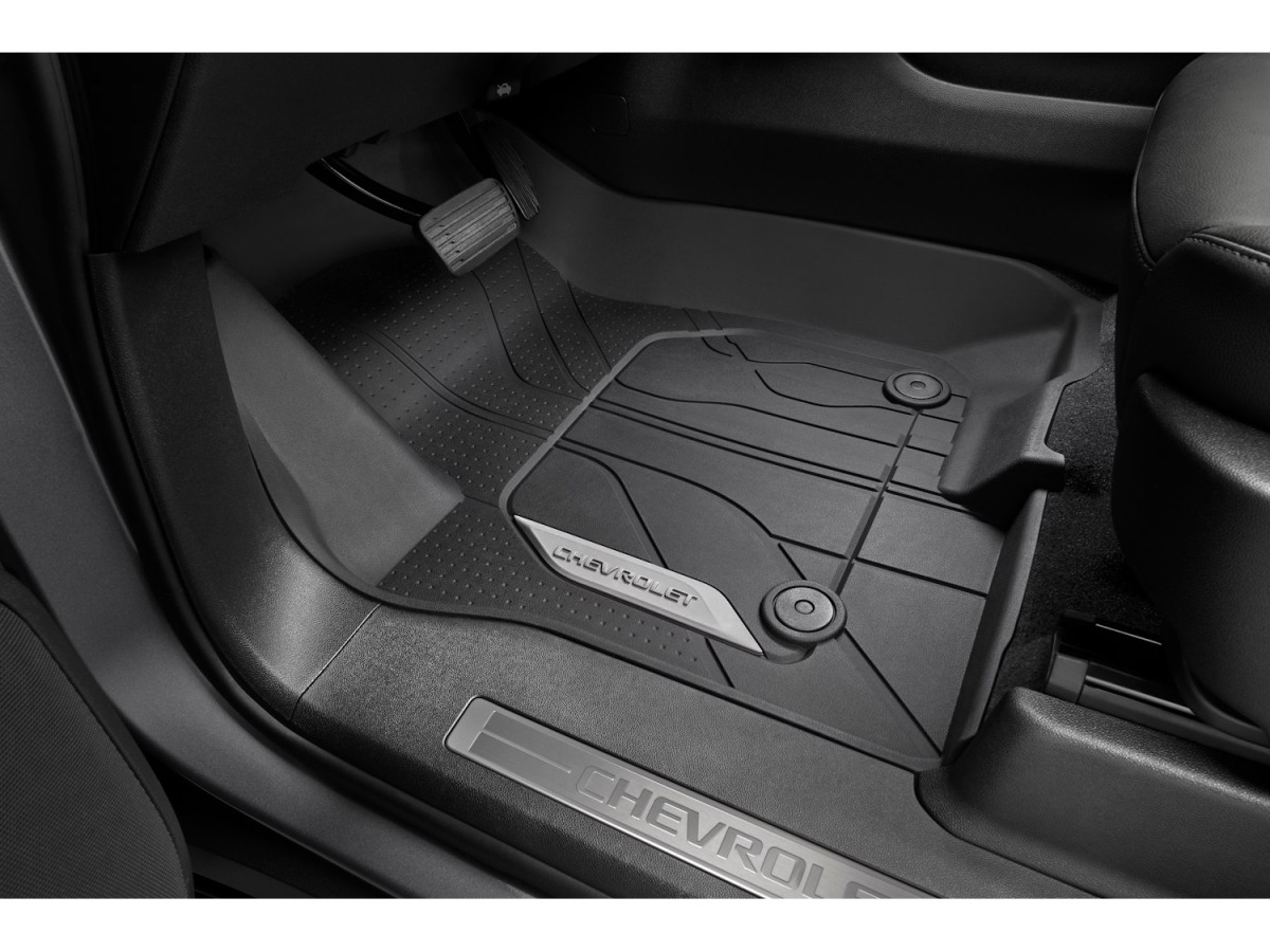 Chevrolet Premium All Weather Floor Liners In Jet Black With