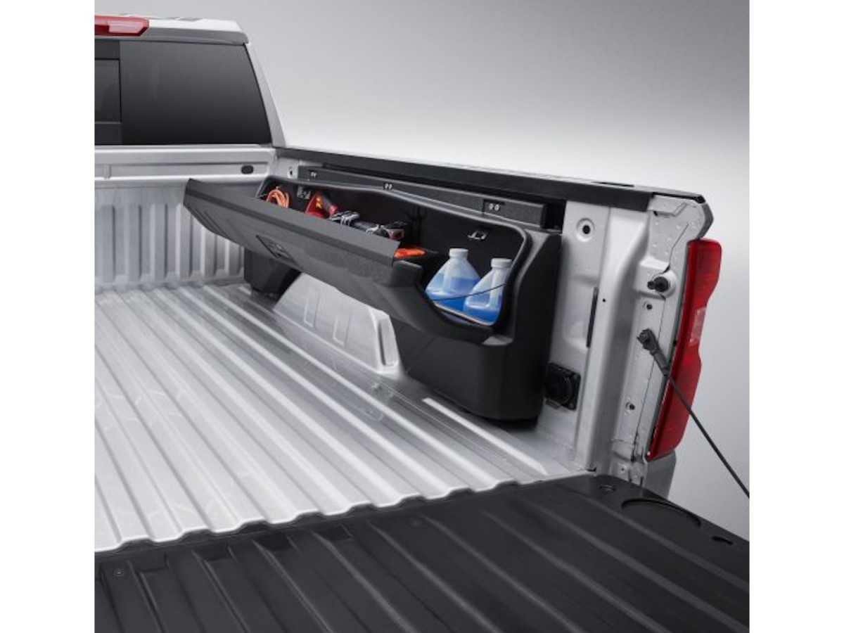 Chevrolet Truck Bed Side Mounted Storage Box Passenger Side