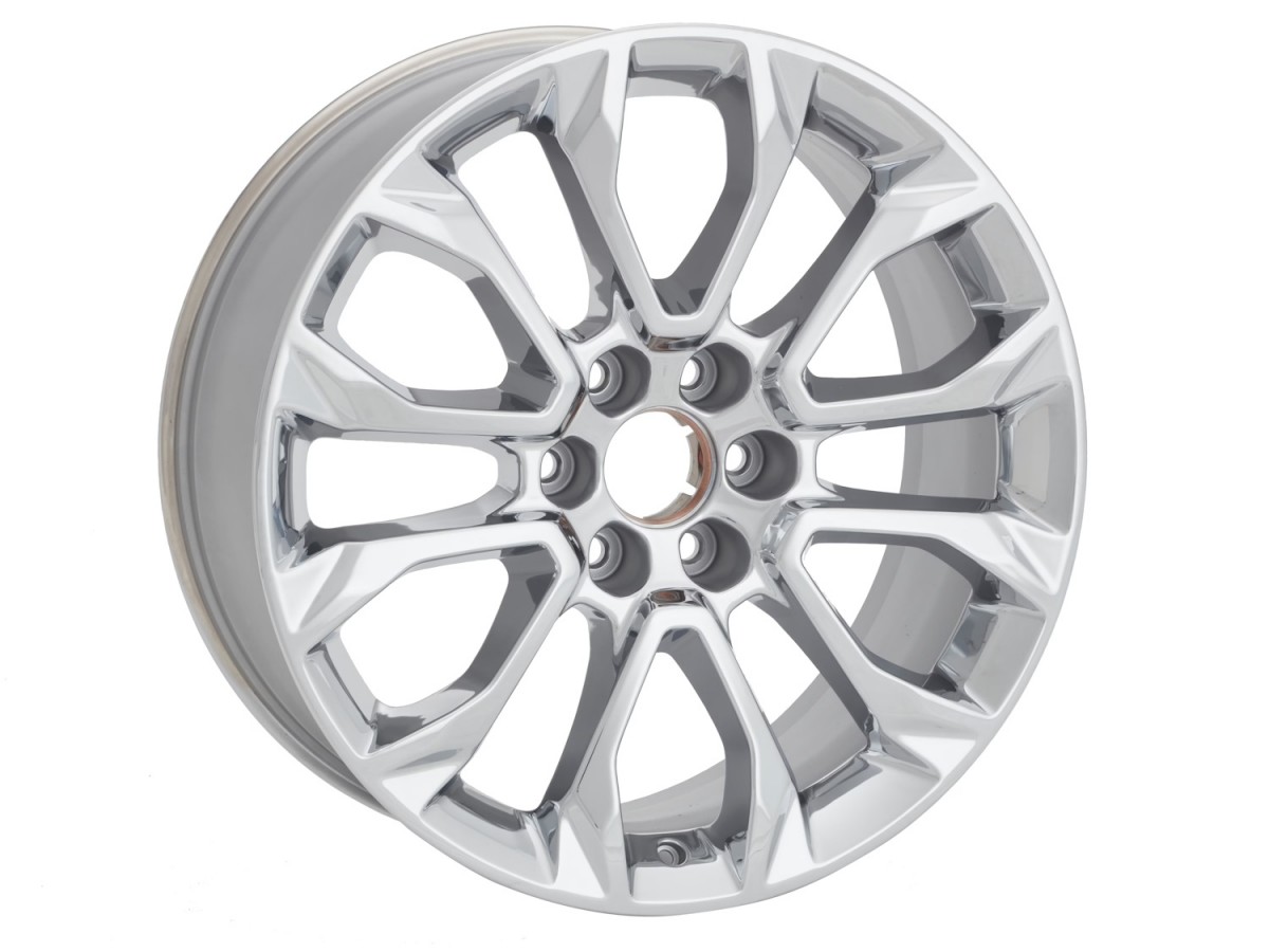 Chevrolet 22x9 Inch Aluminum Split-Spoke Wheel In Chrome