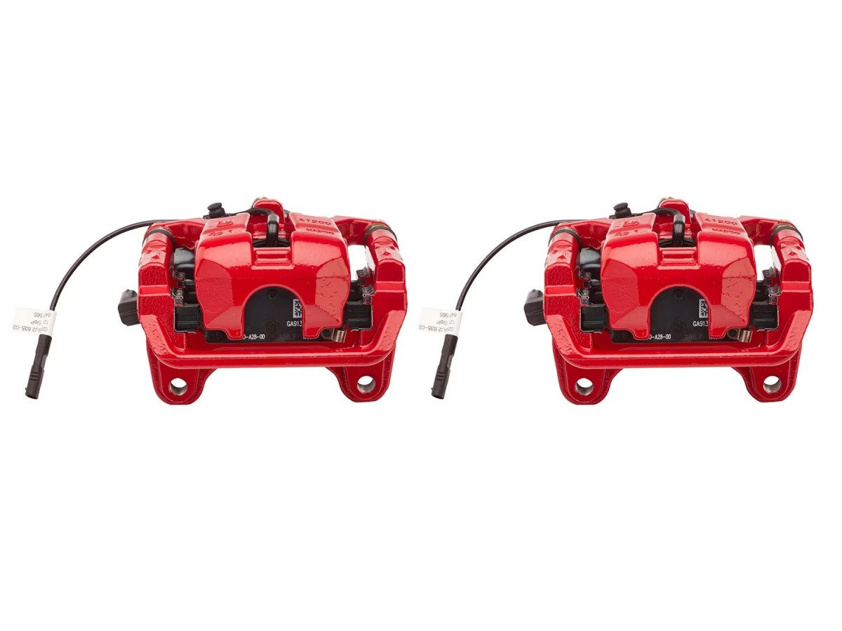 Chevrolet Performance Rear Brake Caliper Upgrade Kit Of Two In Red