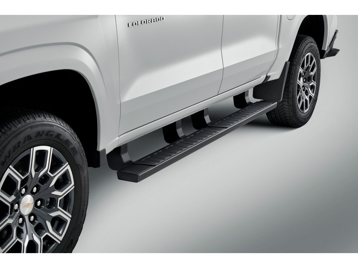 Chevrolet 5-Inch Rectangular Assist Steps Kit Of Two In Black For