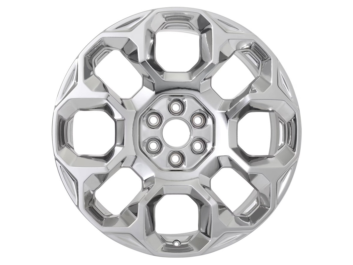Chevrolet 24x9.5 Inch Aluminum Multi-Spoke Wheel In Bright PVD