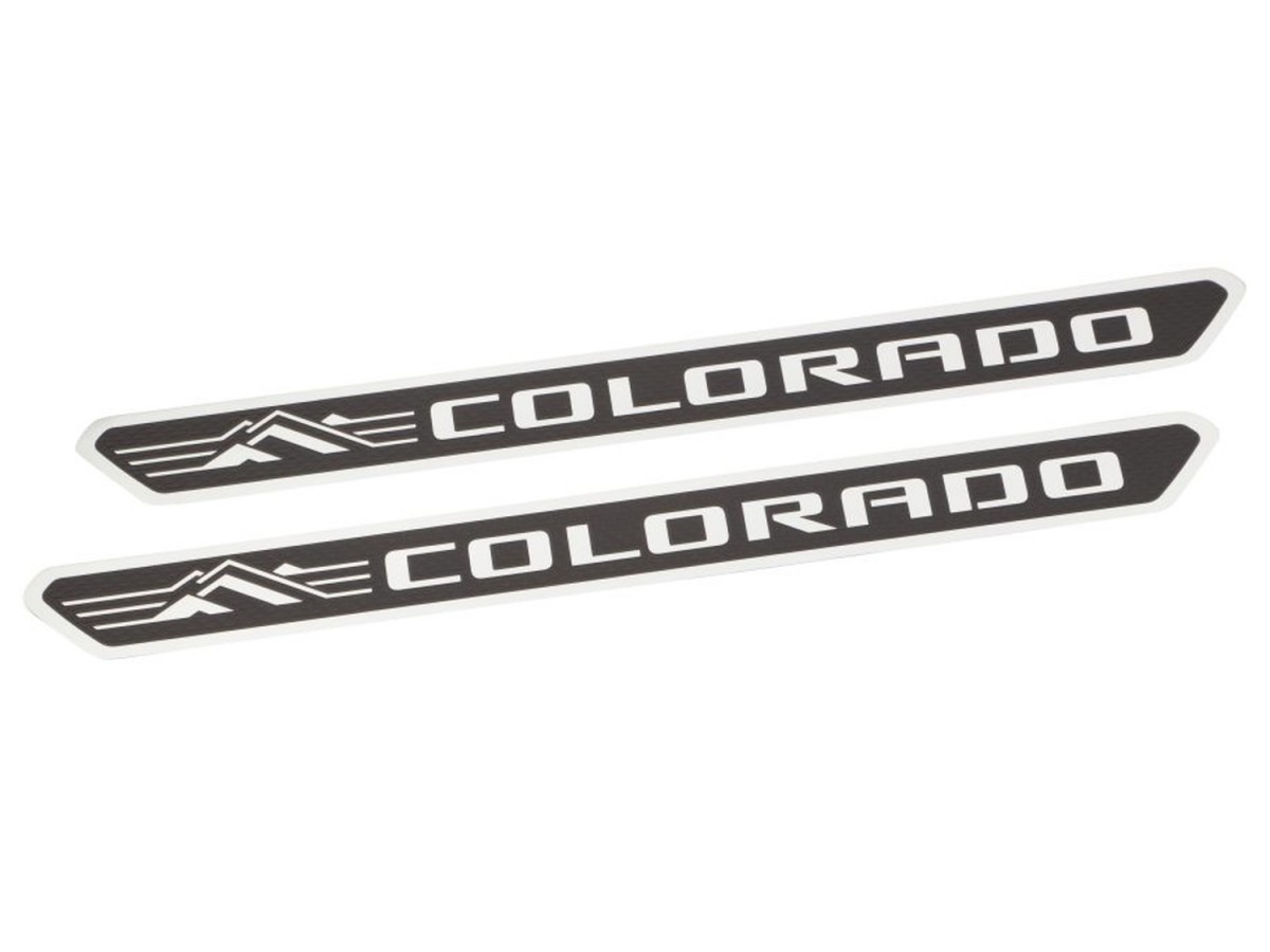 Chevrolet Stainless Steel Front Door Sill Plates With Colorado