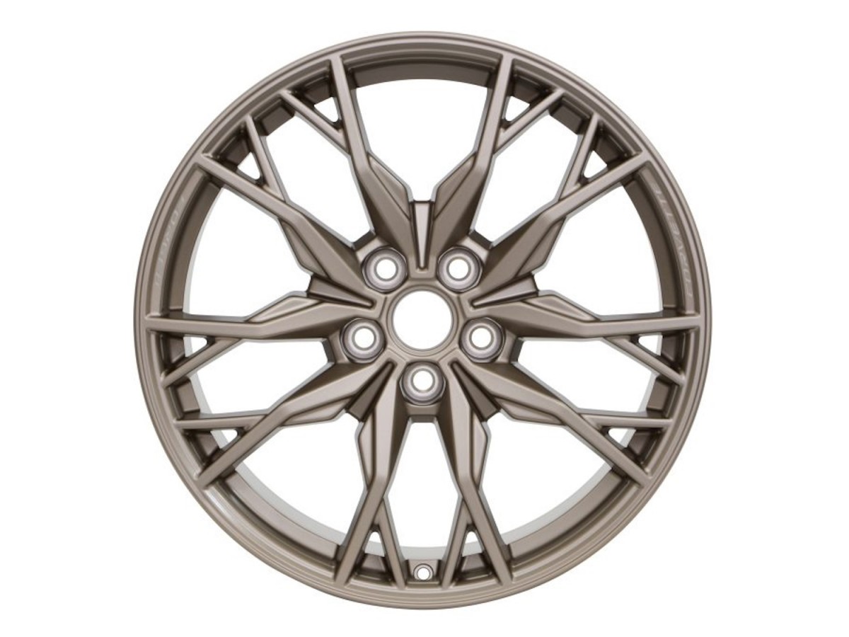 Chevrolet 20x11-Inch Forged Aluminum Multi-Spoke Rear Wheel In