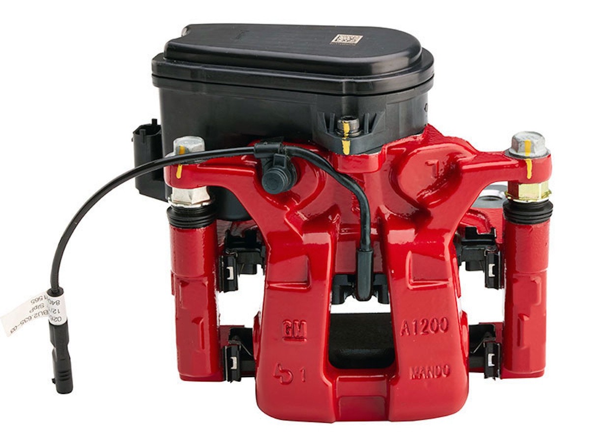 Chevrolet Performance Brembo Rear Brake Calipers Torch Red