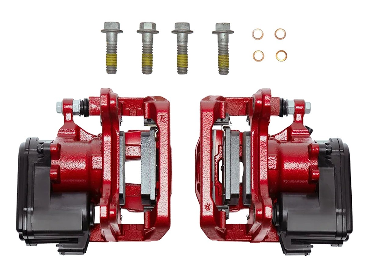 Chevrolet Performance Rear Brake Caliper Kit Torch Red - 85521928