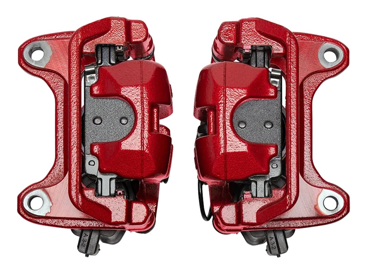 Chevrolet Performance Rear Brake Caliper Kit Torch Red - 85521928