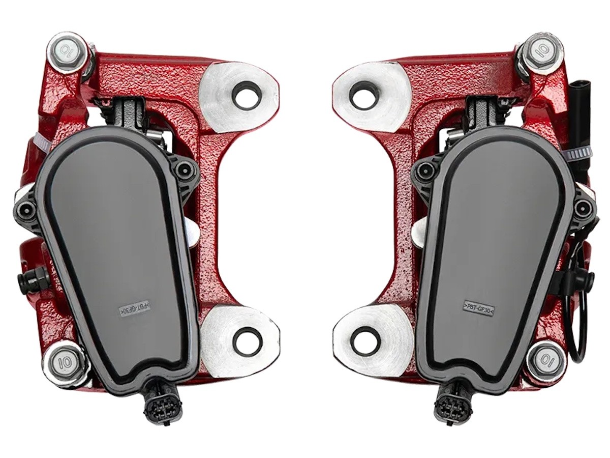 Chevrolet Performance Rear Brake Caliper Kit Torch Red - 85521928