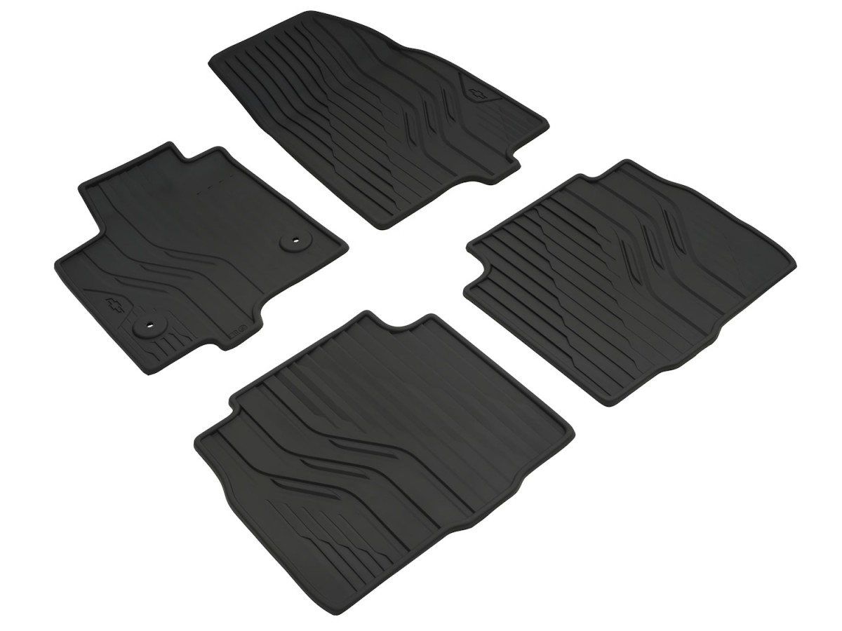 2012 - 2018 FORD FOCUS OEM BLACK RUBBER ALL-WEATHER FLOOR MAT SET 4-PIECE