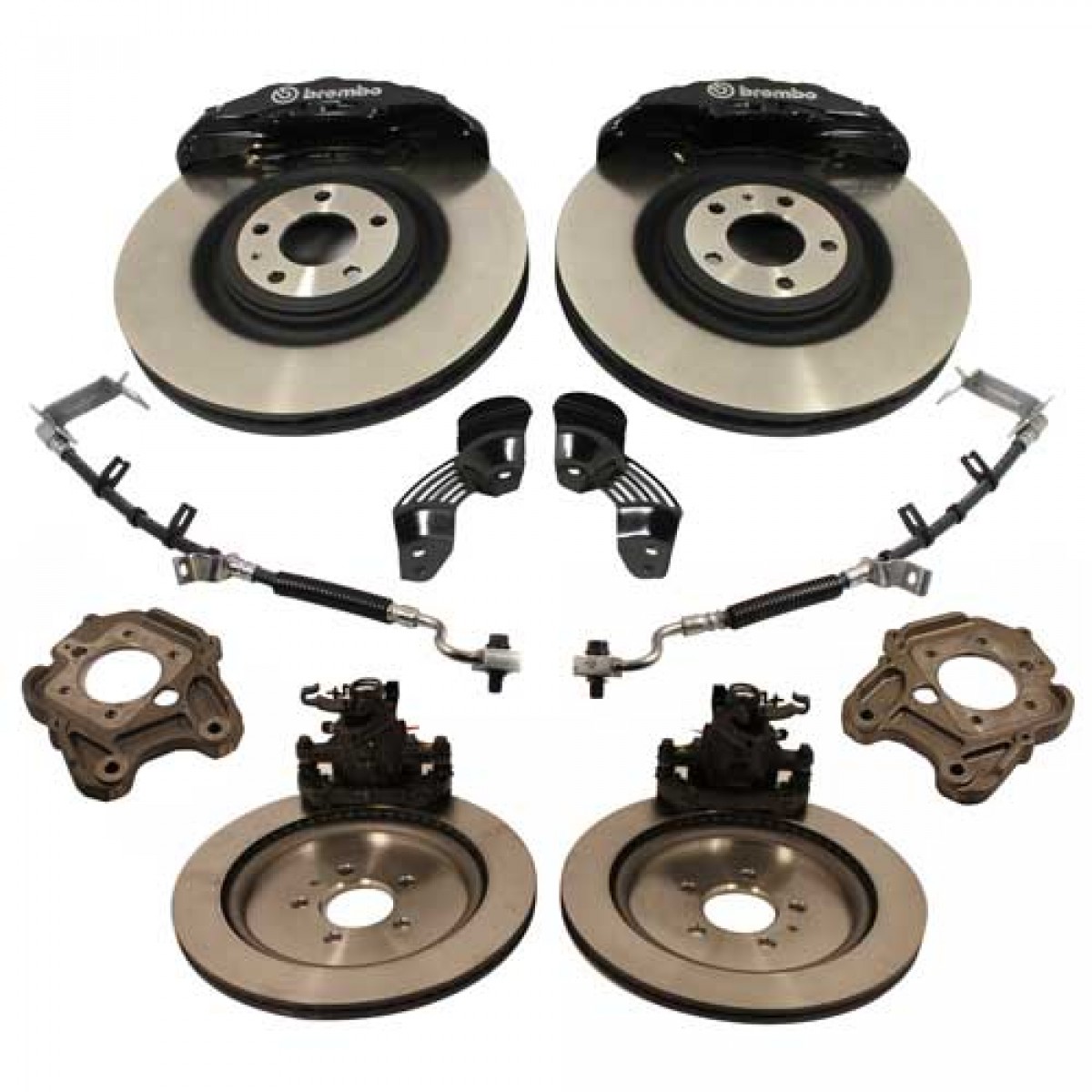 Ford Racing Brake Kit 6Piston 15" Brembo M2300T Levittown Ford
